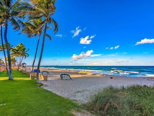 Foto Aerea Deerfield Beach Costa Della Florida Stati Uniti America — Foto Stock