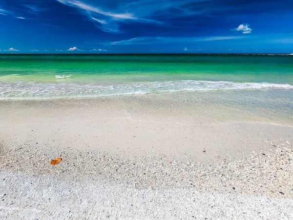 Aerial View Marco Island Népszerű Turisztikai Strand Város Floridában — Stock Fotó