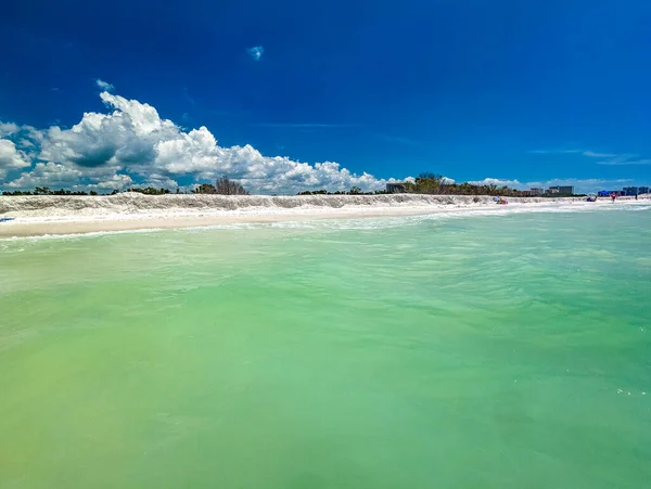 Vista Aérea Marco Island Una Popular Ciudad Turística Playa Florida —  Fotos de Stock