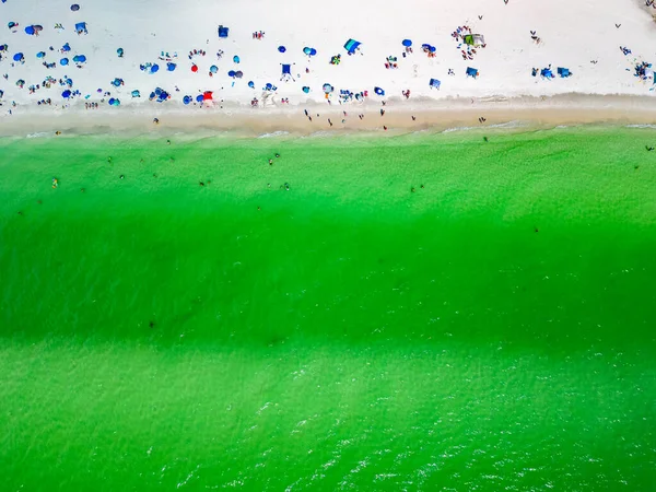Luchtfoto Van Marco Island Een Populaire Toeristische Badplaats Florida — Stockfoto