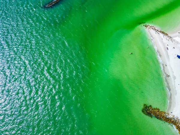 Вид Воздуха Остров Марко Популярный Туристический Пляжный Город Флориде — стоковое фото