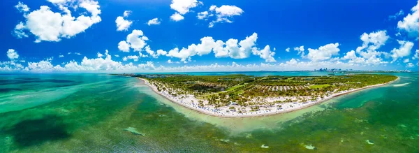 Gyönyörű Crandon Park Strand Key Biscayne Miami Usa — Stock Fotó