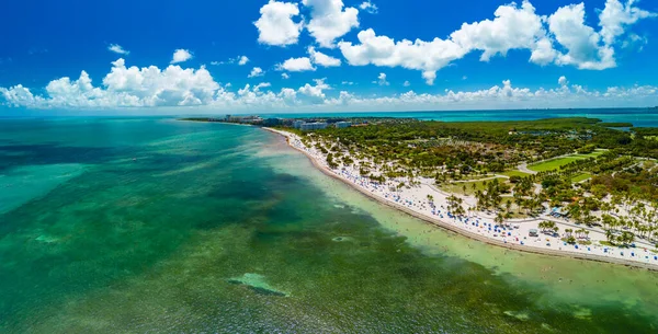Gyönyörű Crandon Park Strand Key Biscayne Miami Usa — Stock Fotó