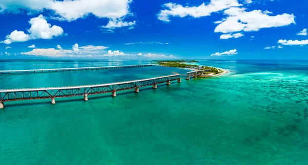 巴伊亚本田州立公园 卡卢萨海滩 佛罗里达钥匙 热带海岸与天堂海滩 — 图库照片