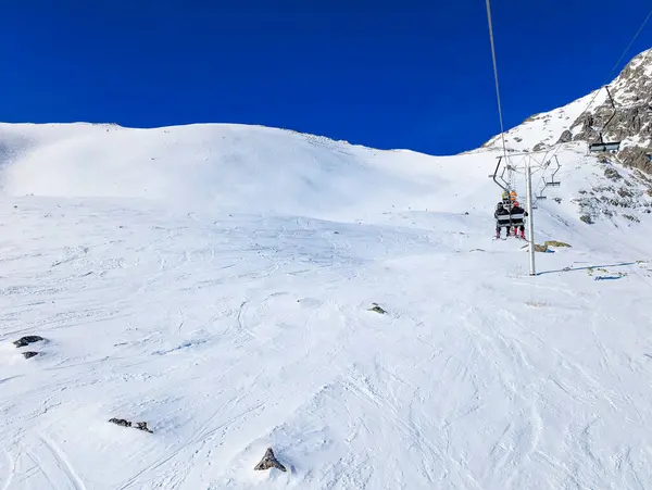 Estância Esqui Com Teleféricos Elevadores Tatranska Lomnica Eslováquia High Tatras Imagens De Bancos De Imagens