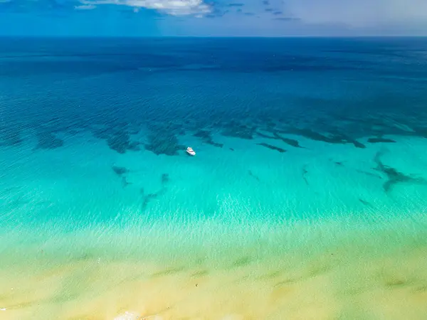 stock image Aerial views of Butihondo and Jandia beach, Fuerteventura, Canary Islands, Spain