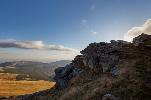 Прекрасний Осінній Гірський Пейзаж Висоті Понад 2000 Метрів — стокове фото