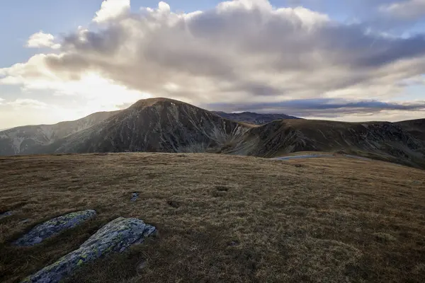 Прекрасний Осінній Гірський Пейзаж Висоті Понад 2000 Метрів — стокове фото