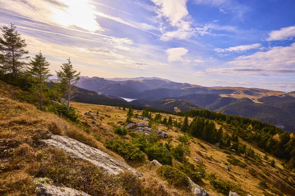 Romanya Nın Bucegi Dağları Ndaki Güzel Sonbahar Manzarası — Stok fotoğraf