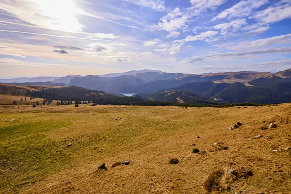Bellissimo Paesaggio Autunnale Montagna Nelle Montagne Bucegi Romania — Foto Stock