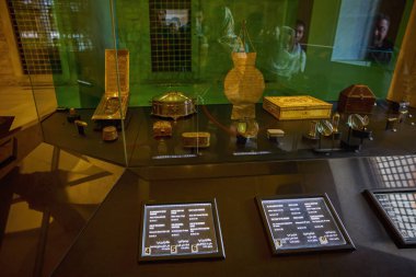 İstanbul, Türkiye, 28 Kasım 2022. Topkapı Sarayı & Harem, Plat, Binalar ve Müzeler içinden görüntüler.