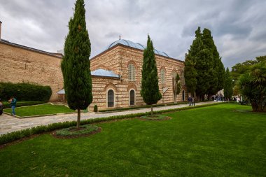 İstanbul, Türkiye, 28 Kasım 2022. Topkapı Sarayı & Harem, Plat, Binalar ve Müzeler içinden görüntüler.