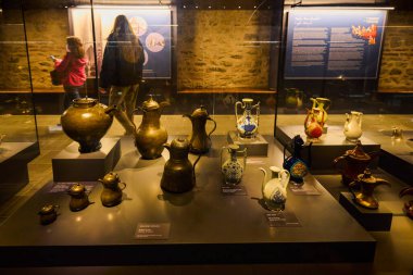 İstanbul, Türkiye, 28 Kasım 2022. Topkapı Sarayı & Harem, Plat, Binalar ve Müzeler içinden görüntüler.