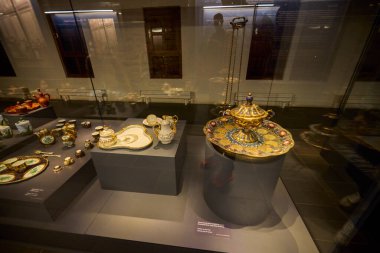 İstanbul, Türkiye, 28 Kasım 2022. Topkapı Sarayı & Harem, Plat, Binalar ve Müzeler içinden görüntüler.