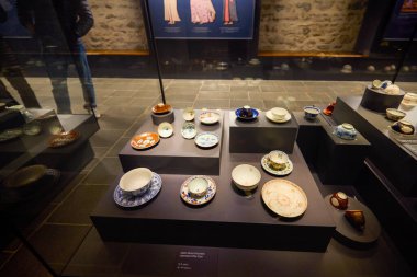 İstanbul, Türkiye, 28 Kasım 2022. Topkapı Sarayı & Harem, Plat, Binalar ve Müzeler içinden görüntüler.