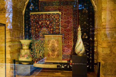 İstanbul, Türkiye, 28 Kasım 2022. Topkapı Sarayı & Harem, Plat, Binalar ve Müzeler içinden görüntüler.