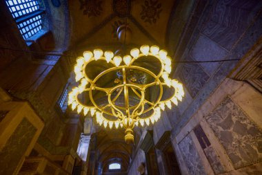 İstanbul, Türkiye 29-2022, Ayasofya Camii 'nden görüntüler.