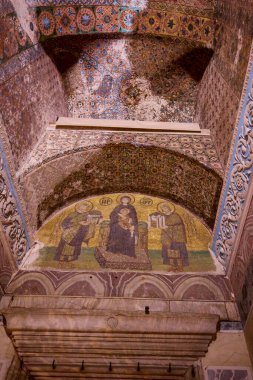 İstanbul, Türkiye 29-2022, Ayasofya Camii 'nden görüntüler.