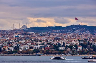 İstanbul Türkiye 29 Kasım 2022 Yeni ve eski kente ait görüntüler