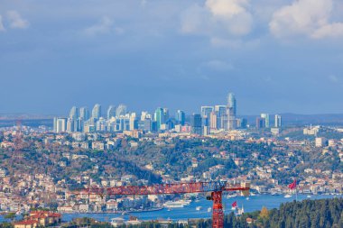 İstanbul Türkiye 29 Kasım 2022 Yeni ve eski kente ait görüntüler