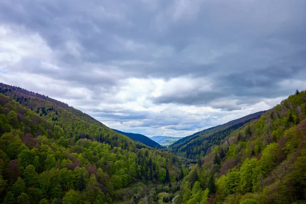 ルーマニアのカルパチア山脈の山の風景 — ストック写真