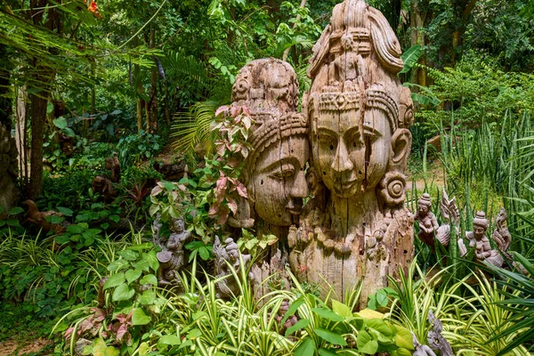 Pattaya Tailandia Mayo 023 Imágenes Exteriores Con Santuario Verdad —  Fotos de Stock