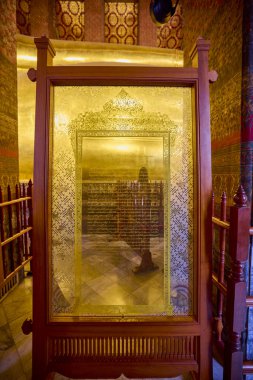 Bangkok Tayland 22 Mayıs 2023 Wat Phois, Bangkok Phra Nakhon bölgesinde bir Budist tapınak kompleksi.