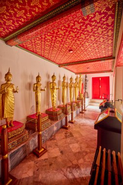 Bangkok Tayland 22 Mayıs 2023 Wat Phois, Bangkok Phra Nakhon bölgesinde bir Budist tapınak kompleksi.