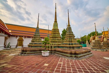 Bangkok Tayland 22 Mayıs 2023 Wat Phois, Bangkok Phra Nakhon bölgesinde bir Budist tapınak kompleksi.