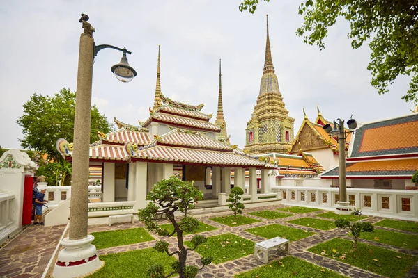 Bangkok Thailand Mei 2023 Afbeeldingen Van Wat Phois Een Boeddhistisch — Stockfoto