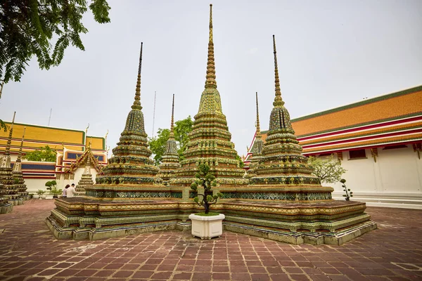 Bangkok Thaiföld Május 2023 Képek Wat Phois Egy Buddhista Templom — Stock Fotó