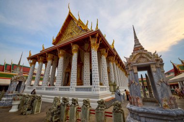 Bangkok Tayland 23 Mayıs 2023 Wat Arun Ratchawararam, Bangkok 'un en ünlü Budist tapınaklarından biridir..
