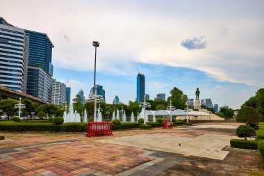 Bangkok Tayland 24 Mayıs 2023. Görüntüler Bangkok Lumphini Park 'tan.