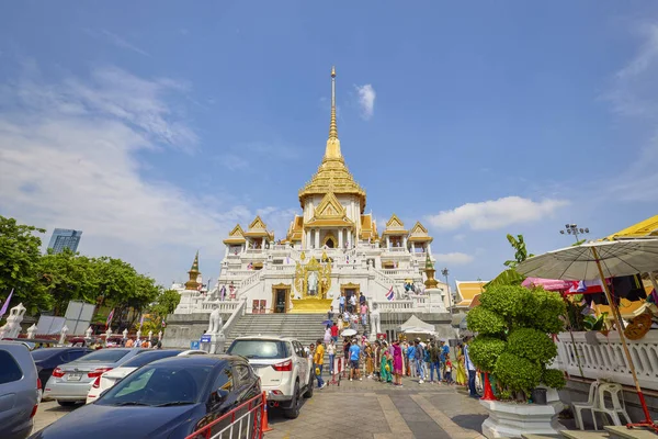 Bangkok Thaiföld Május 2023 Képek Wat Traimitból Arany Buddha Szoborról — Stock Fotó