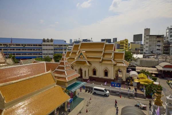 泰国曼谷2023年5月24日 华特寺是以金佛像而闻名的寺庙 其图像来自华特寺 — 图库照片