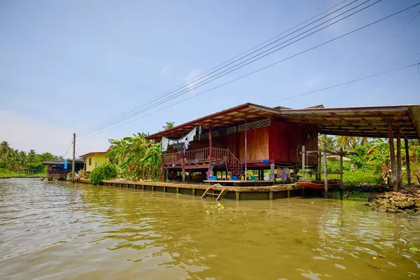 Damnoen Saduak Thailand Mei 2023 Grachten Van Damnoen Saduak Floating — Stockfoto