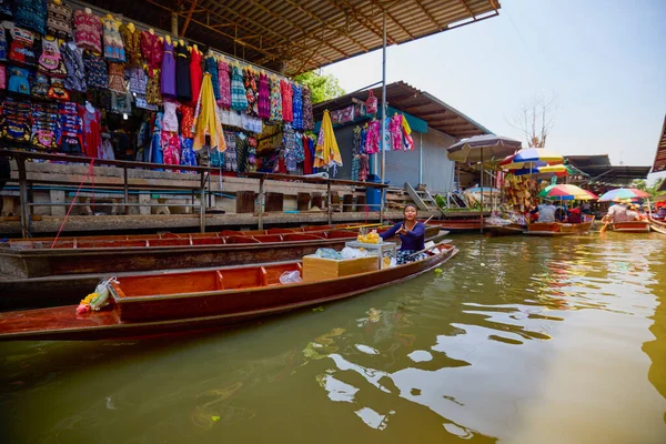 Damnoen Saduak Thailand May 2023 Canals Damnoen Saduak Floating Market Royalty Free Stock Images