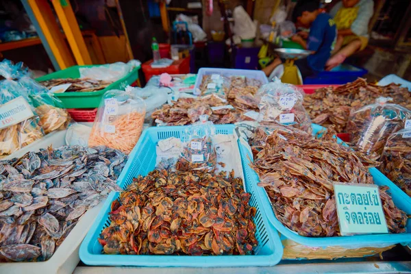 Меконг Таиланд Мая 2023 Изображения Рынка Овощей Фруктов Железнодорожном Вокзале — стоковое фото