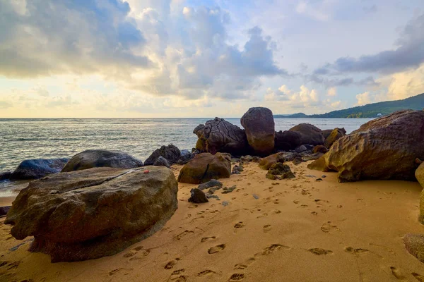 Vackert Landskap Med Stranden Phuket Thailand Från Andamansjön — Stockfoto