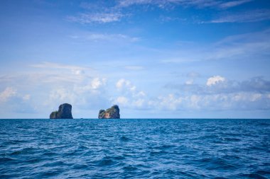 Tayland 'ın Phuke adalarının güzel manzarası, seyahat için manzara.