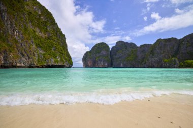 Tayland 'ın Phuke adalarının güzel manzarası, seyahat için manzara.