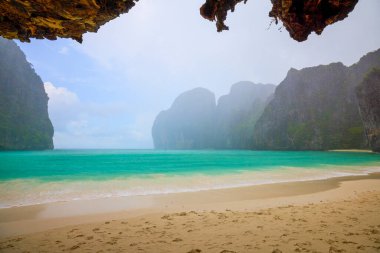 Tayland 'ın Phuke adalarının güzel manzarası, seyahat için manzara.