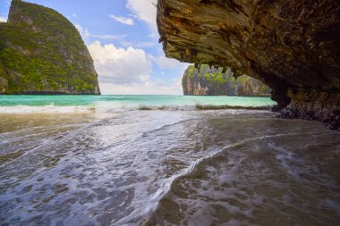 Tayland 'ın Phuke adalarının güzel manzarası, seyahat için manzara.