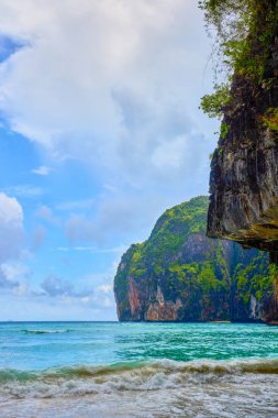 Tayland 'ın Phuke adalarının güzel manzarası, seyahat için manzara.