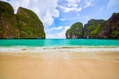 Tayland 'ın Phuke adalarının güzel manzarası, seyahat için manzara.