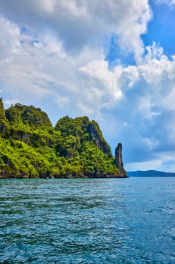 Tayland 'ın Phuke adalarının güzel manzarası, seyahat için manzara.