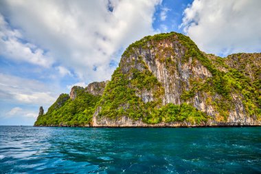 Tayland 'ın Phuke adalarının güzel manzarası, seyahat için manzara.