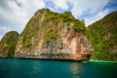 Tayland 'ın Phuke adalarının güzel manzarası, seyahat için manzara.
