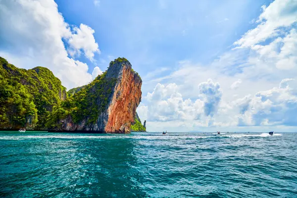 Schöne Landschaft Der Thailändischen Inseln Phuke Landschaft Für Reisen — Stockfoto