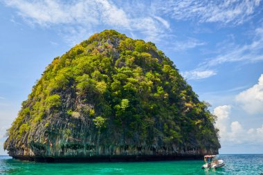 Phuket Tayland 26 Mayıs 2023. Phi Phi Adaları Tur Resimleri, Seyahat Manzarası.